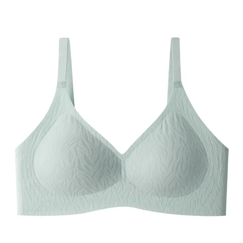 Black Semi-Fixed Pull-Up Bra Without Rims