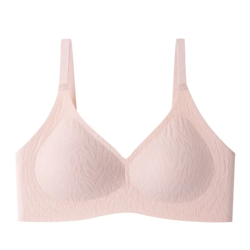 Black Semi-Fixed Pull-Up Bra Without Rims