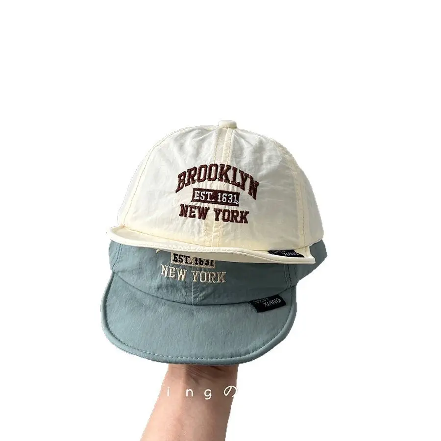 Red Brooklyn New York Cap for Boys Girls - Image 11
