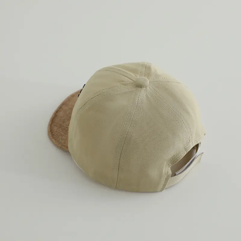 Black Embroidered Baseball Cap for Kids 1983 — feature 10