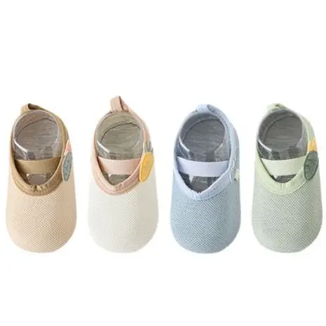 Baby Floor Shoes with Anti-Slip Rubber, Cartoon Cute Design