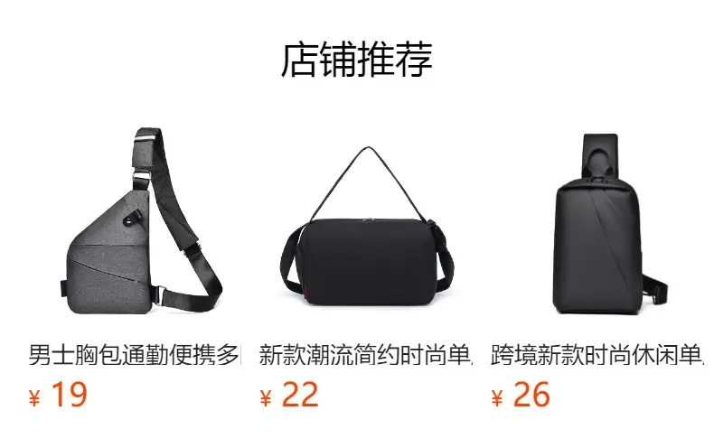 Black Lightweight Crossbody Bag for Men Women — feature 2