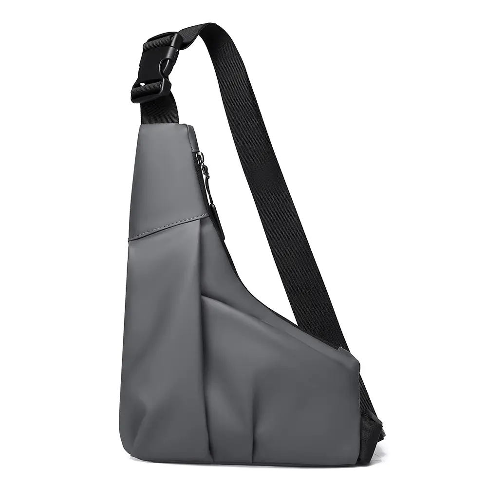 Black Lightweight Crossbody Bag for Men Women