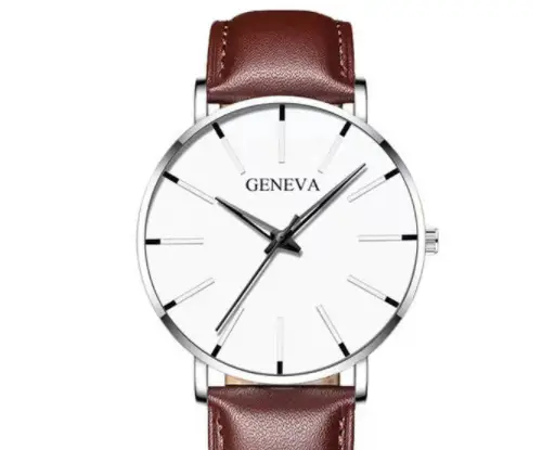 Cross-Border Popular Ultra-Thin Watch Men's Alloy Mesh Strap Simple Quartz Watch Fashion Business Men's Watch Wholesale