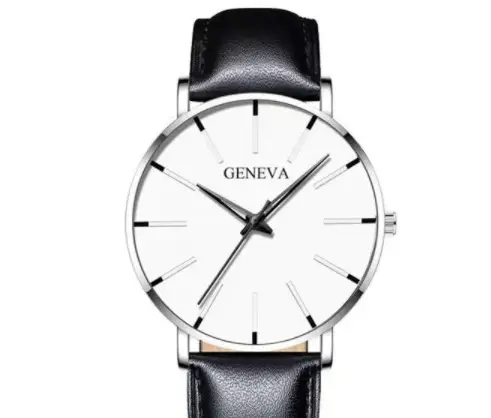 Cross-Border Popular Ultra-Thin Watch Men's Alloy Mesh Strap Simple Quartz Watch Fashion Business Men's Watch Wholesale