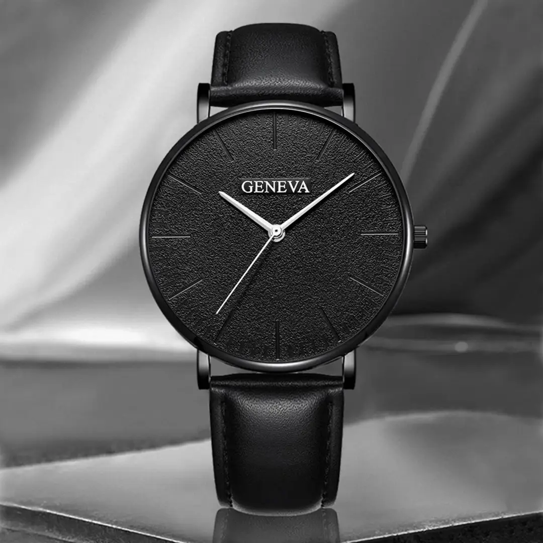 Cross-Border Popular Ultra-Thin Watch Men's Alloy Mesh Strap Simple Quartz Watch Fashion Business Men's Watch Wholesale