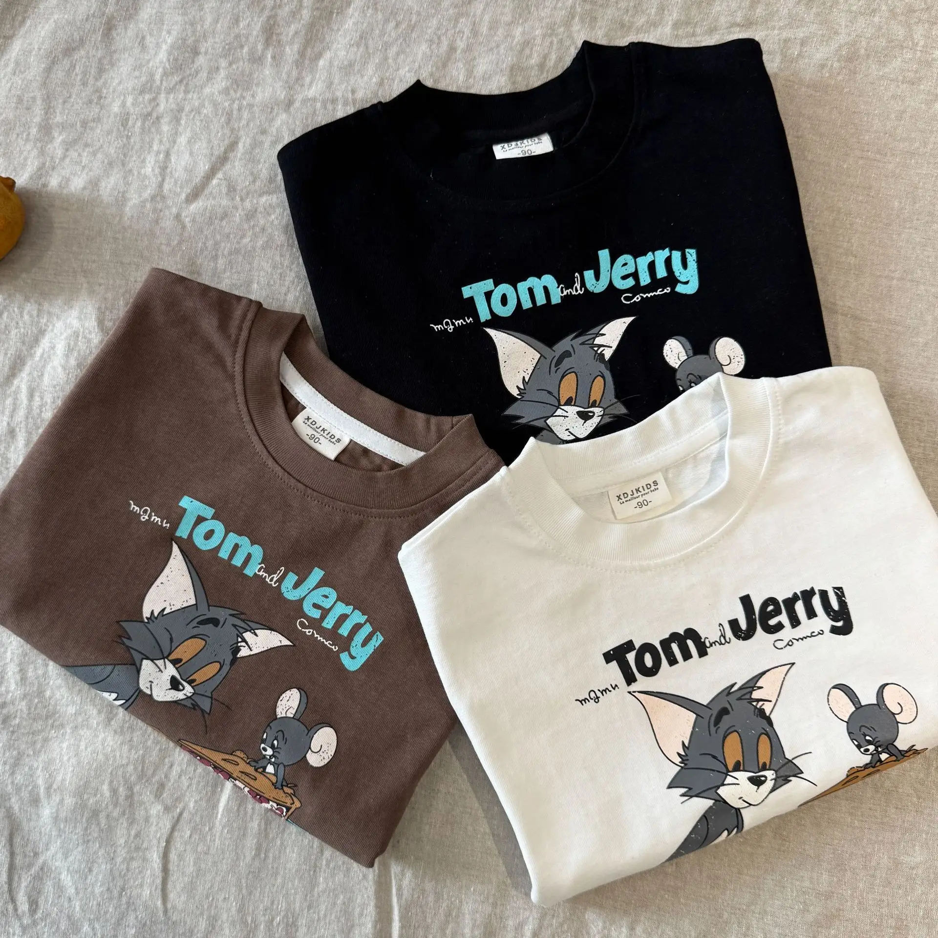 Tom and Jerry Cartoon T-Shirt Brown Kids 2025 — feature 11