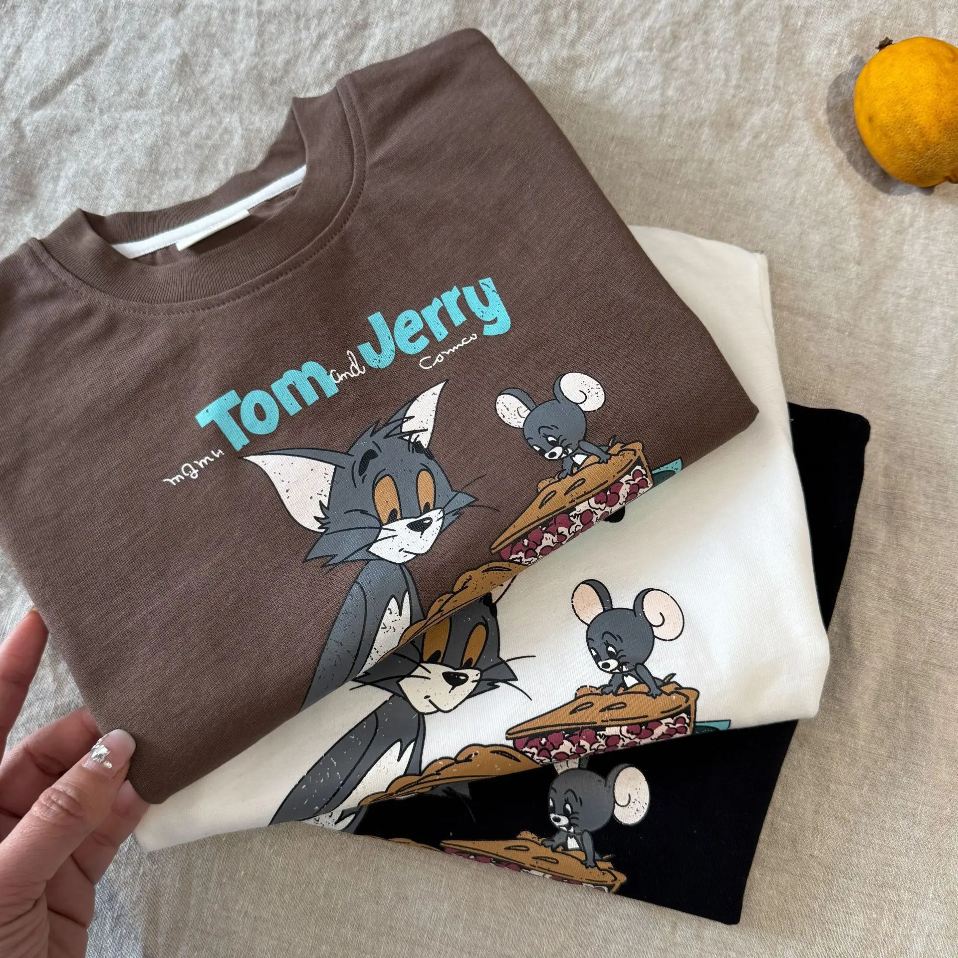 Tom and Jerry Cartoon T-Shirt Brown Kids 2025 — feature 4