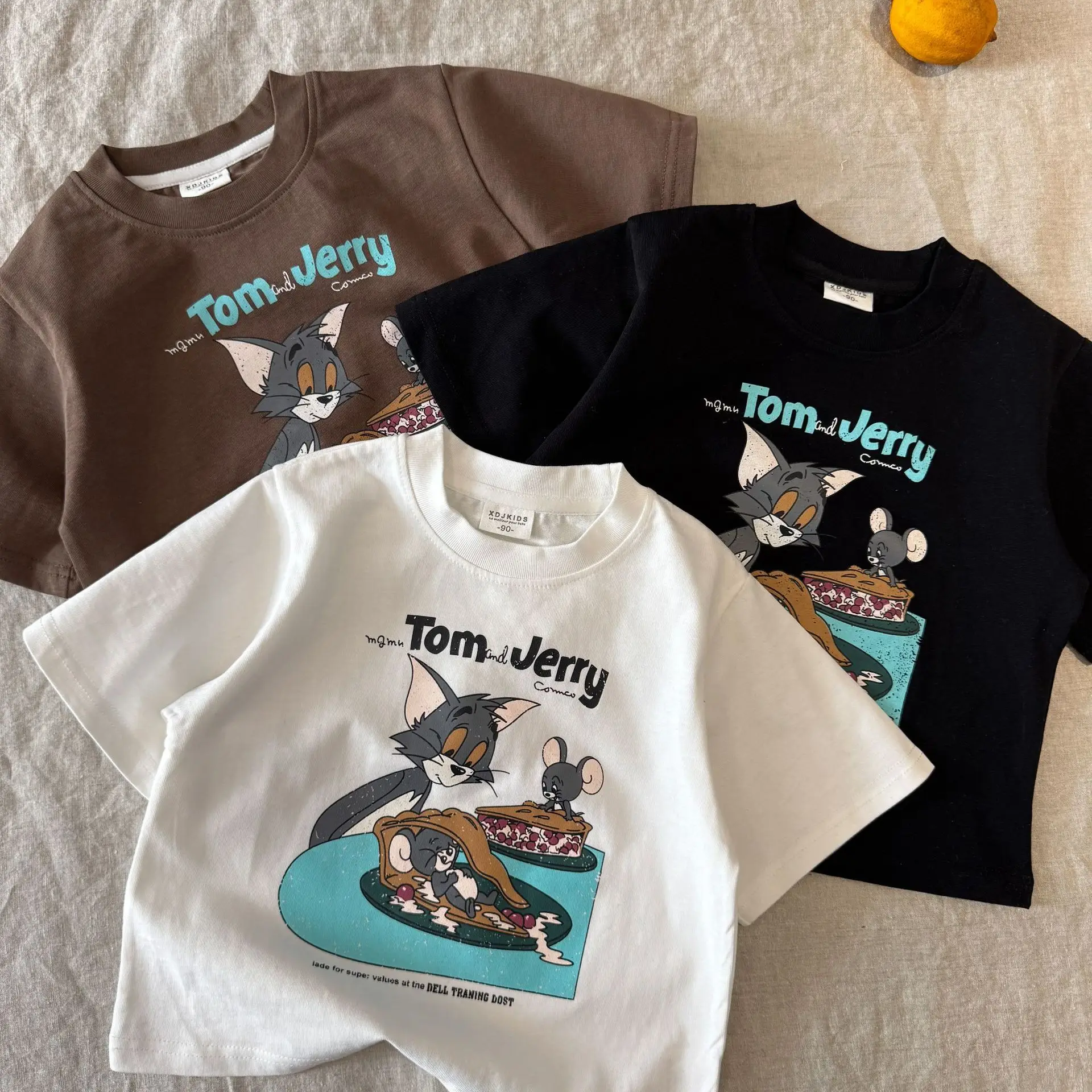 Tom and Jerry Cartoon T-Shirt Brown Kids 2025 — feature 5