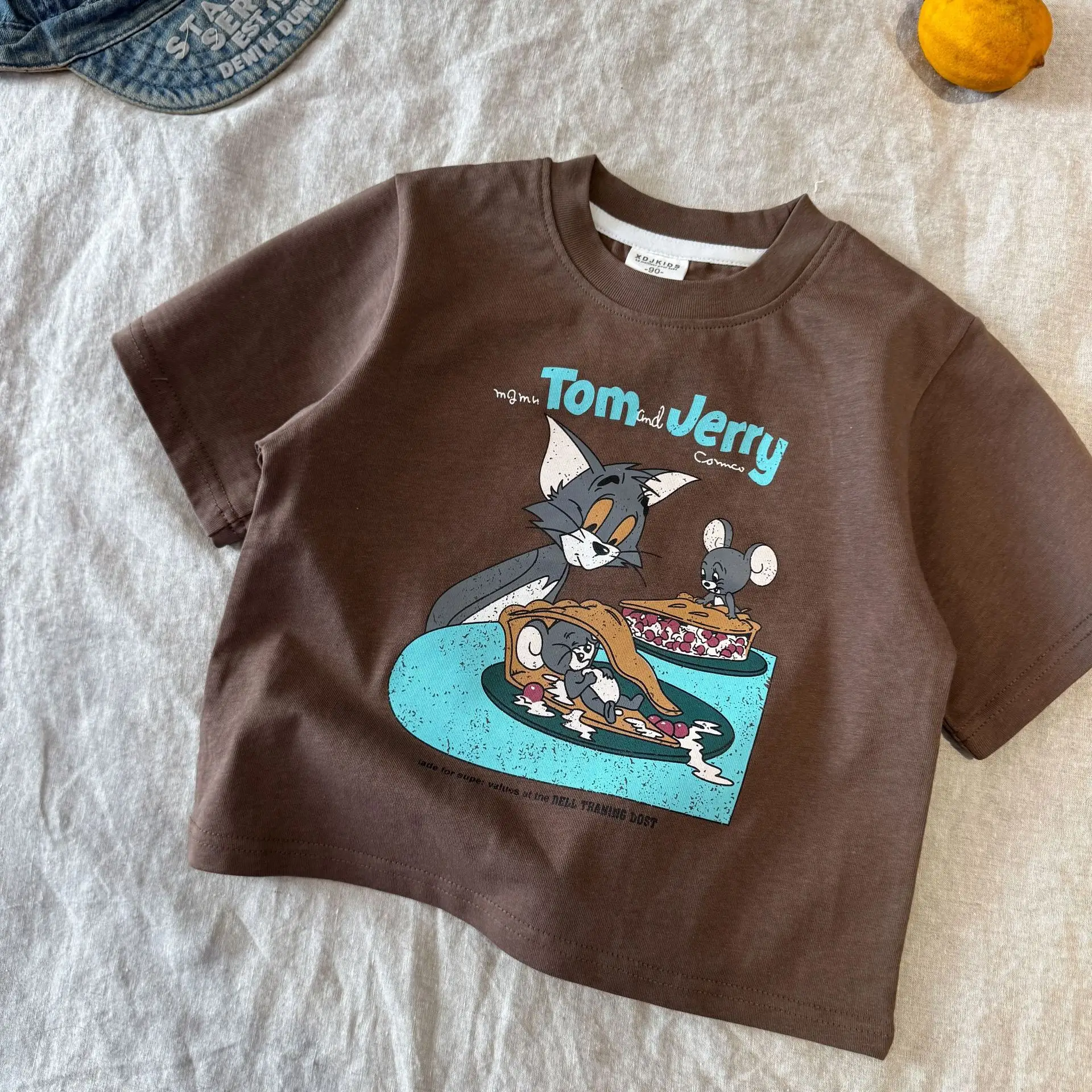 Tom and Jerry Cartoon T-Shirt Brown Kids 2025 — feature 8
