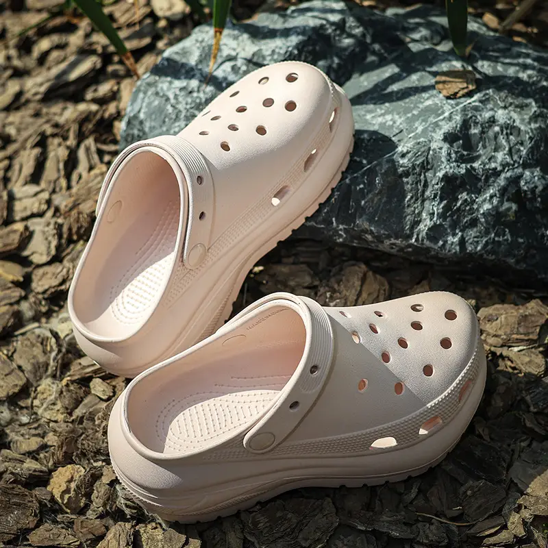 Nanbo Wan Cave Shoes Women's Summer Outdoor Wear Height-increasing Thick-soled Garden Shoes Non-slip Beach Shoes Women's Sandals - Image 11