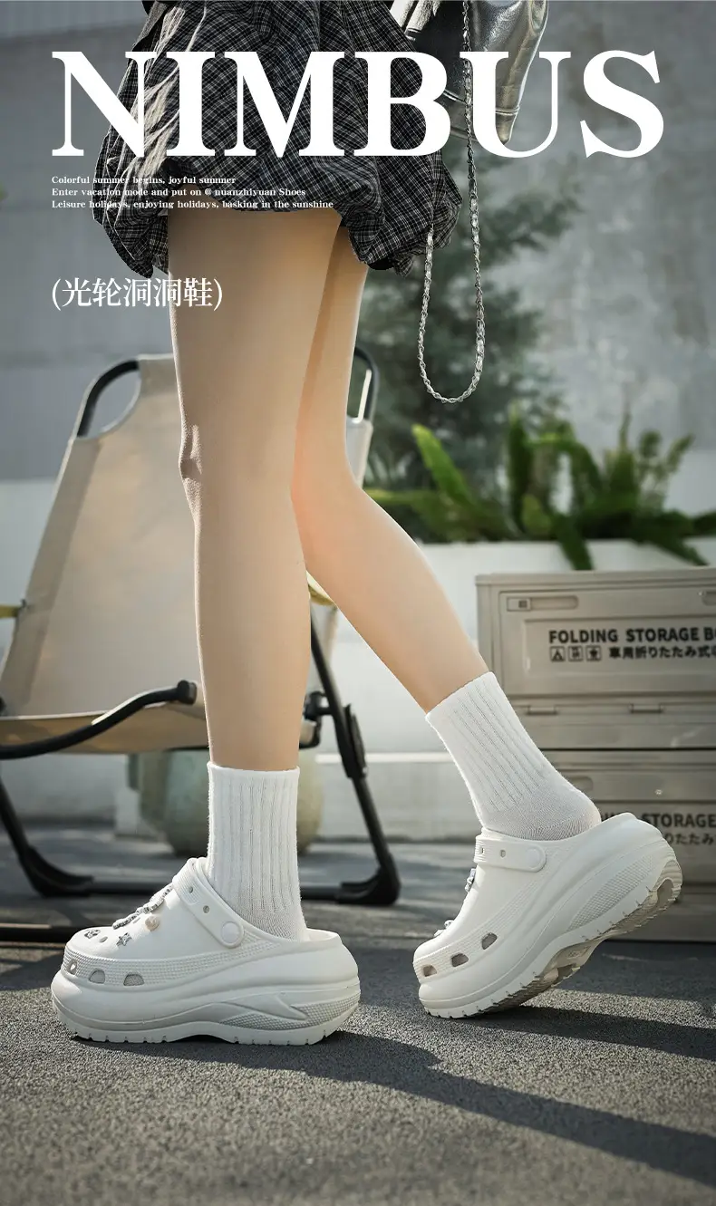 Nanbo Wan Cave Shoes Women's Summer Outdoor Wear Height-increasing Thick-soled Garden Shoes Non-slip Beach Shoes Women's Sandals — feature 1
