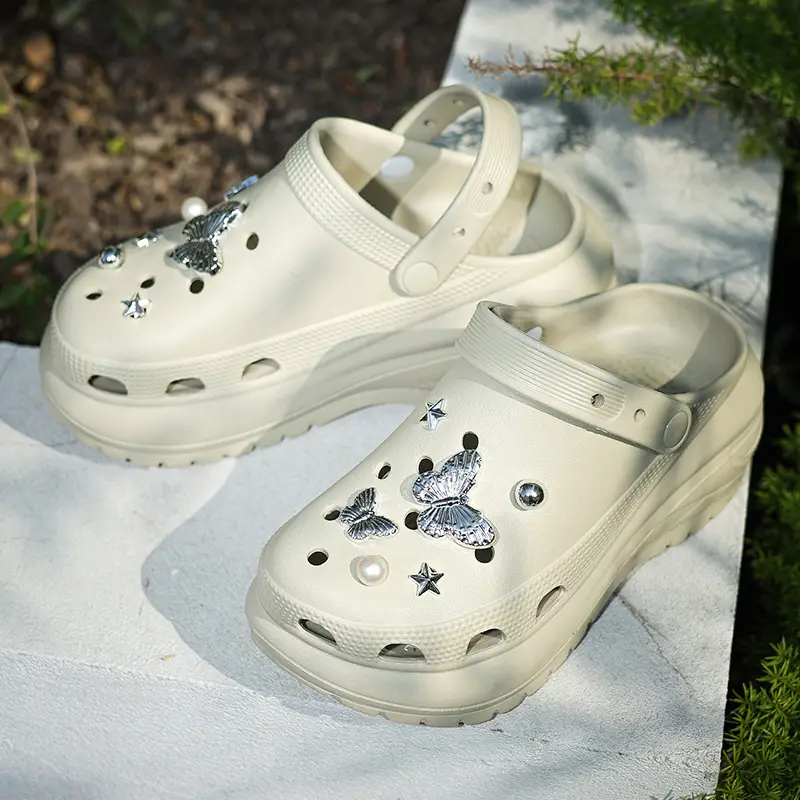 Nanbo Wan Cave Shoes Women's Summer Outdoor Wear Height-increasing Thick-soled Garden Shoes Non-slip Beach Shoes Women's Sandals - Image 3