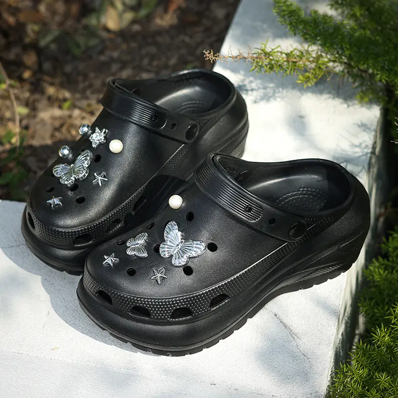 Nanbo Wan Cave Shoes Women's Summer Outdoor Wear Height-increasing Thick-soled Garden Shoes Non-slip Beach Shoes Women's Sandals - Image 4