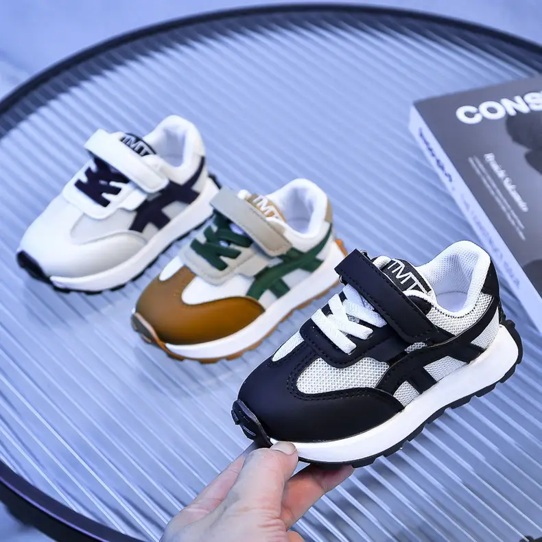 Spring and Autumn New Girls sneaker Children's Shoes 6-12 Years Old Breathable Comfortable Mesh Soft Bottom Running sneaker for Boys — feature 2