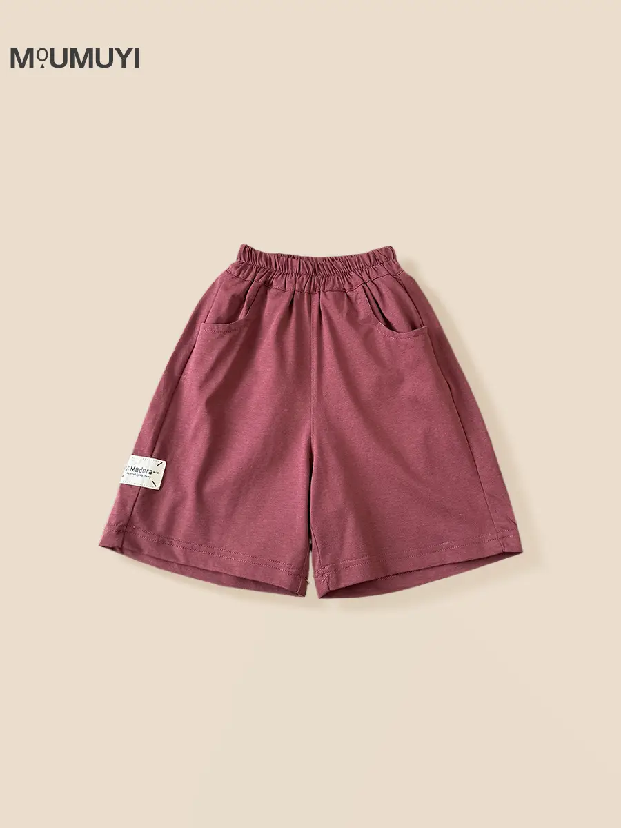 Boys Letter T-Shirt Shorts Set White 2026 Summer