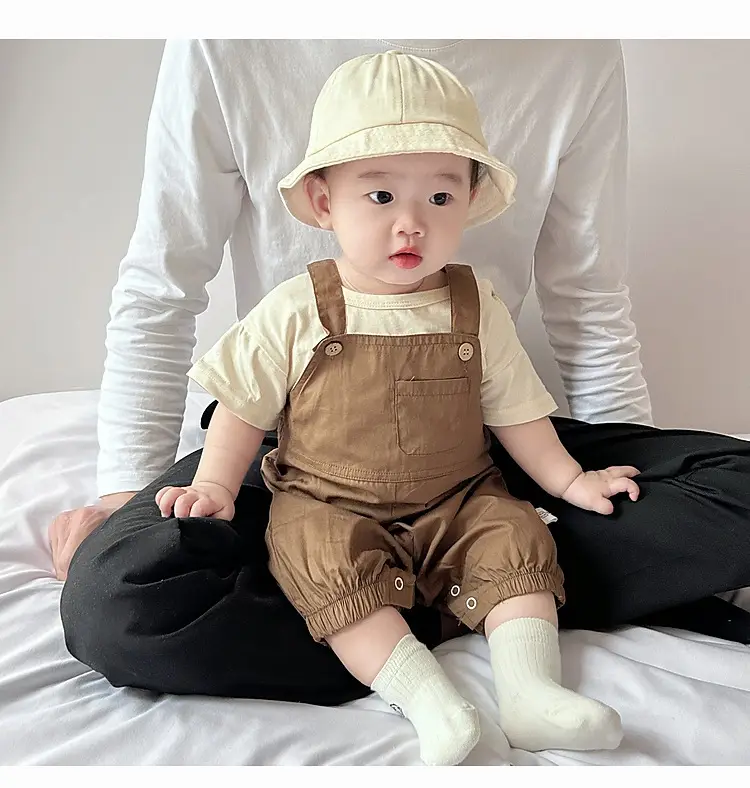 Brown Over-the-Foot Suspenders Pants Set for Boys 2025 — feature 13