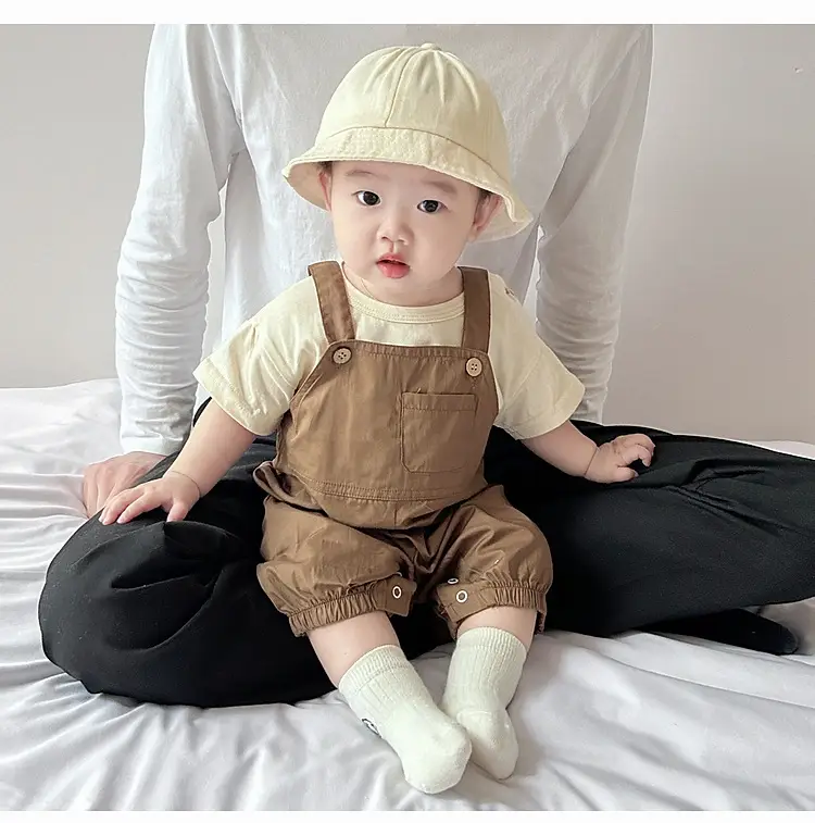 Brown Over-the-Foot Suspenders Pants Set for Boys 2025 — feature 14
