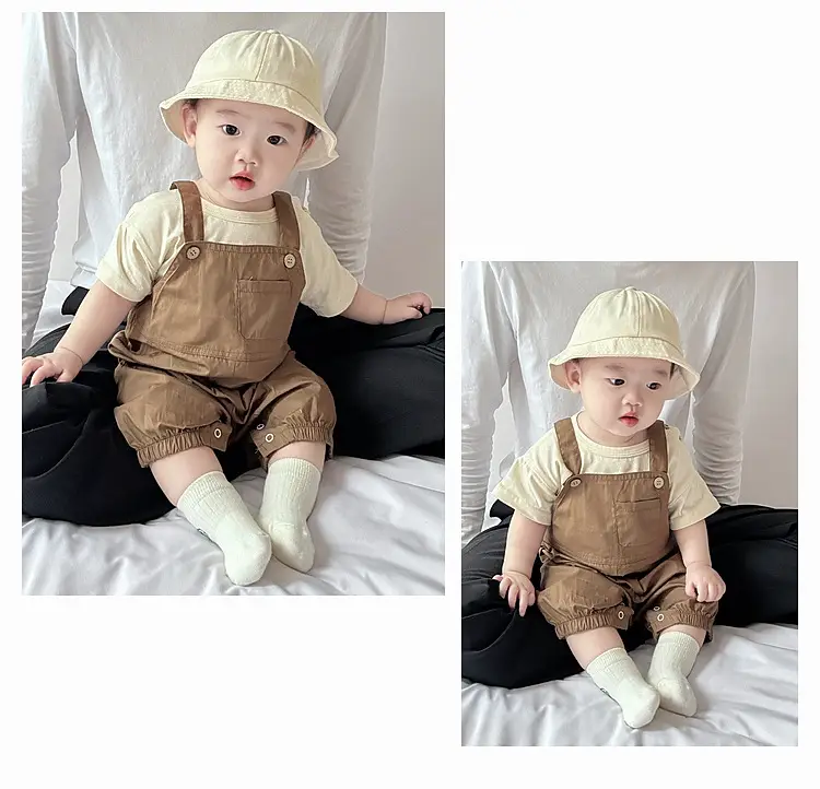 Brown Over-the-Foot Suspenders Pants Set for Boys 2025 — feature 15