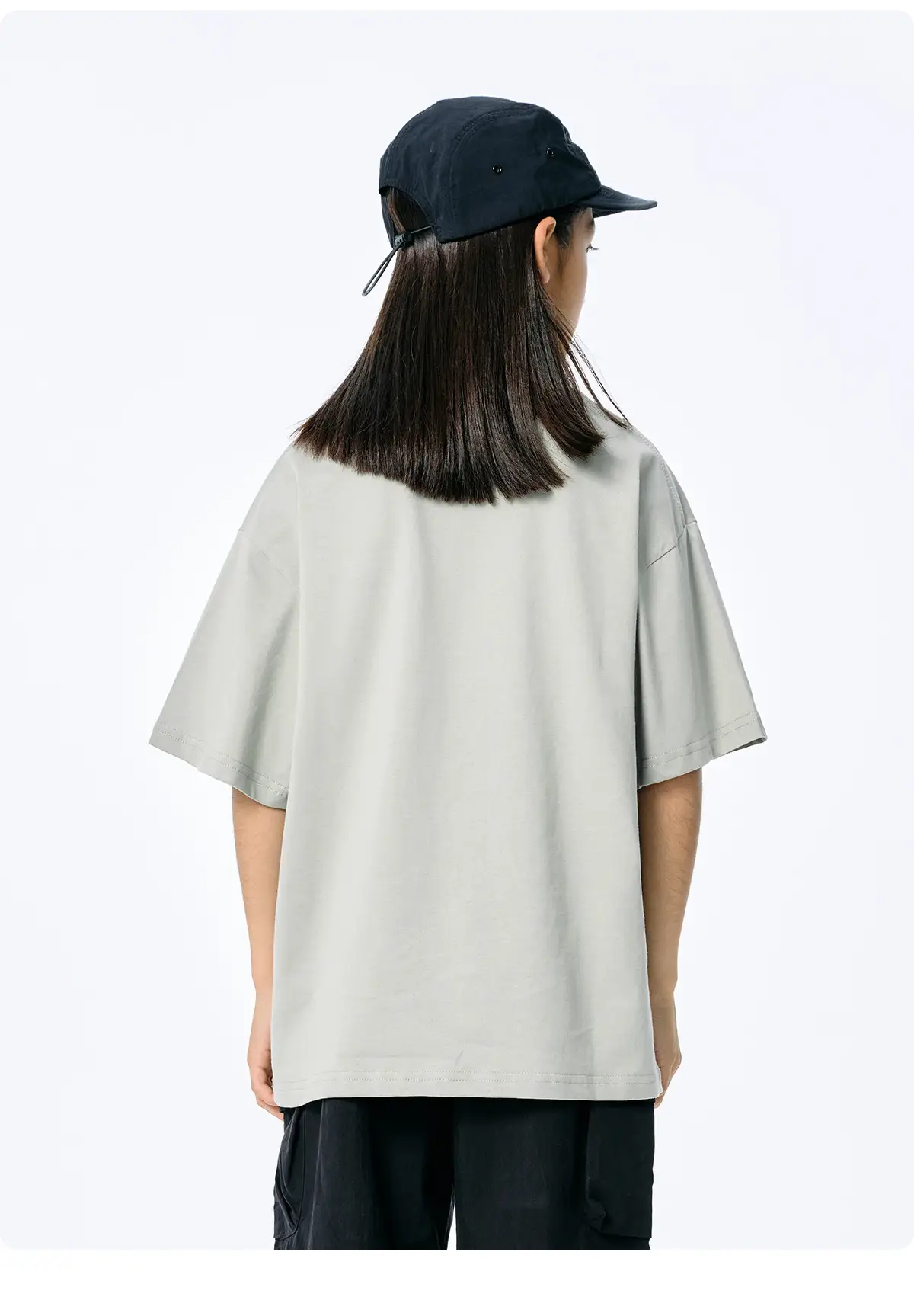 Kids American Style Printed T-Shirt Grey Short Sleeve — feature 19