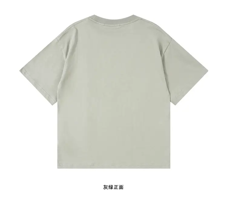 Kids American Style Printed T-Shirt Grey Short Sleeve — feature 30