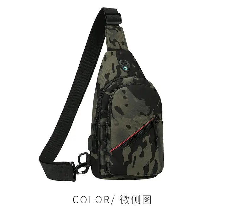 USB Rechargeable Men's Camo Crossbody Bag Large Capacity — feature 16