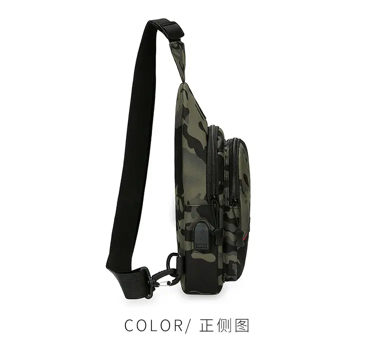 USB Rechargeable Men's Camo Crossbody Bag Large Capacity — feature 17