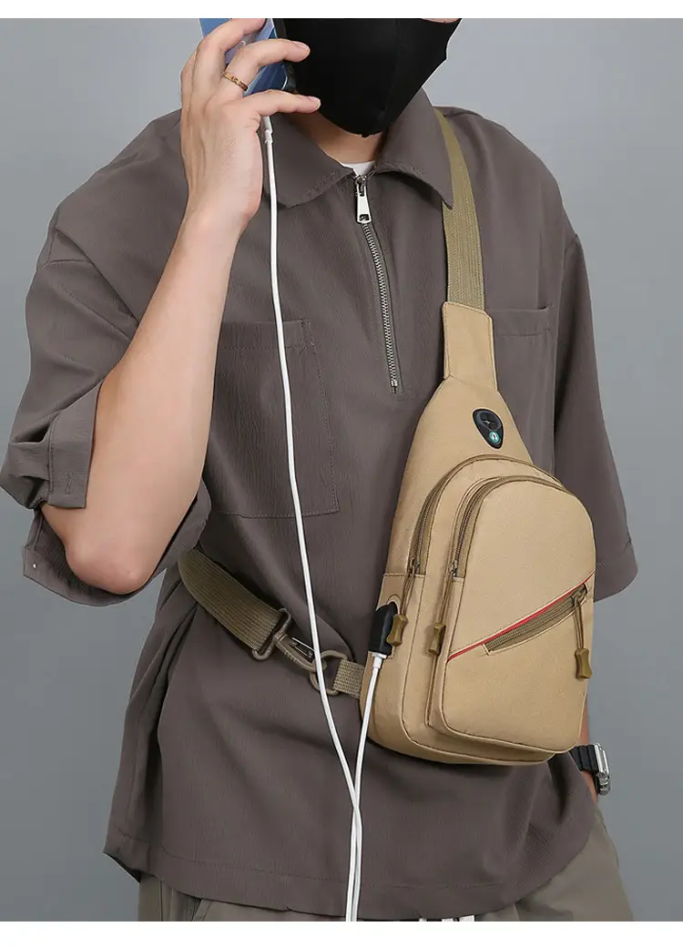 USB Rechargeable Men's Camo Crossbody Bag Large Capacity — feature 28