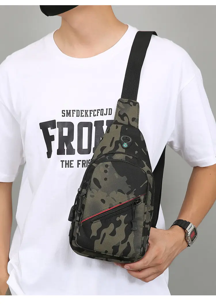 USB Rechargeable Men's Camo Crossbody Bag Large Capacity — feature 30