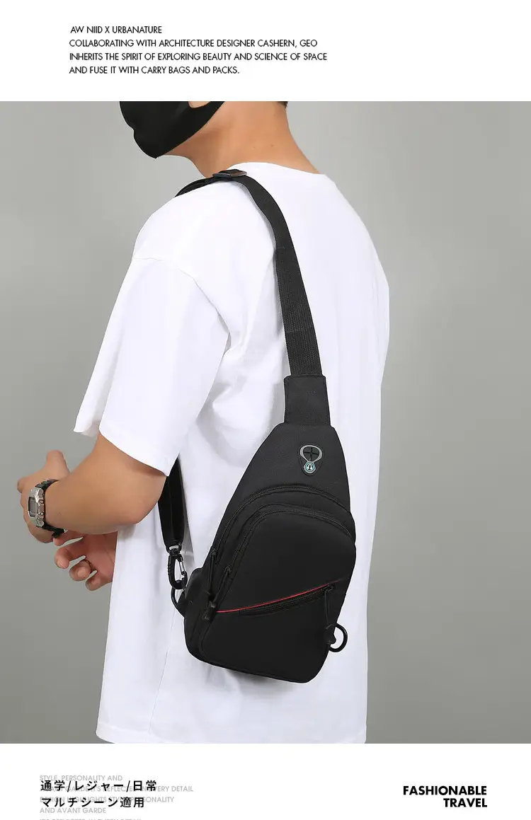 USB Rechargeable Men's Camo Crossbody Bag Large Capacity — feature 33