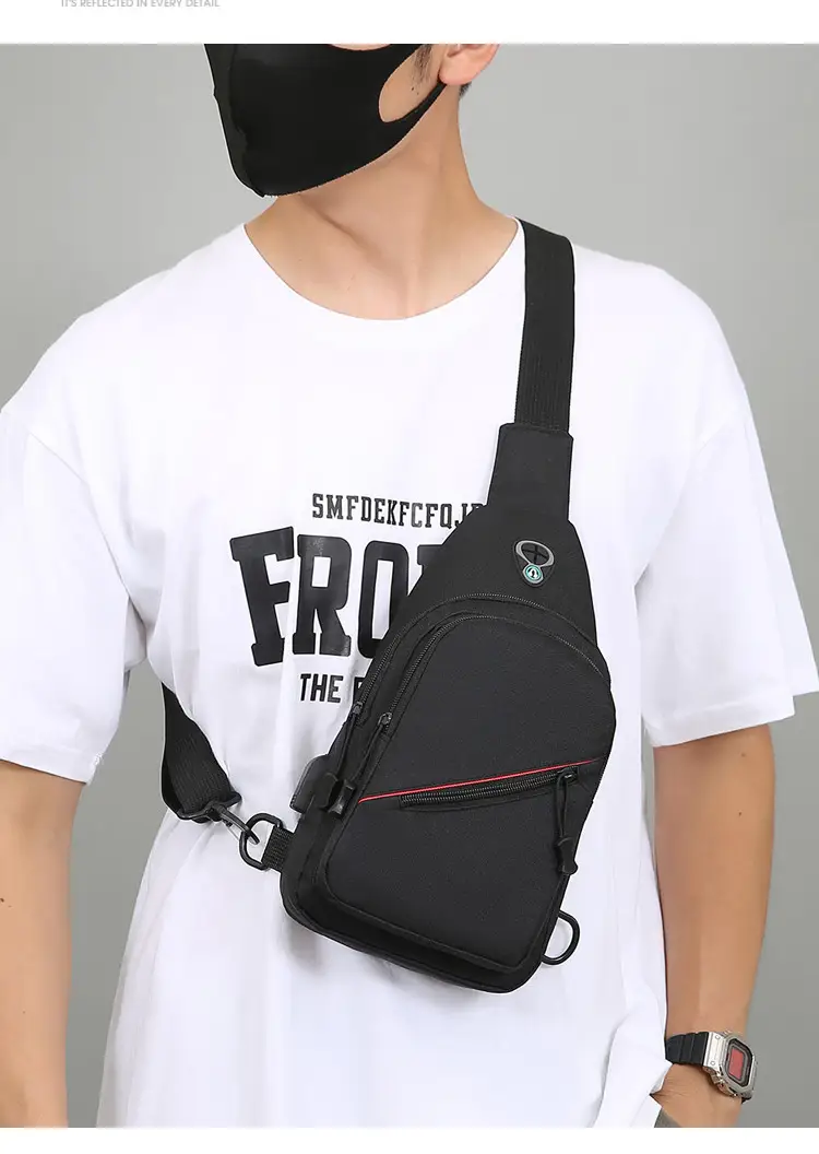 USB Rechargeable Men's Camo Crossbody Bag Large Capacity — feature 34