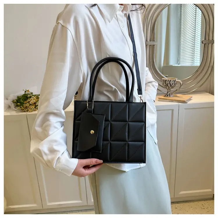 Blue Quilted Shoulder Bag for Women 2025
