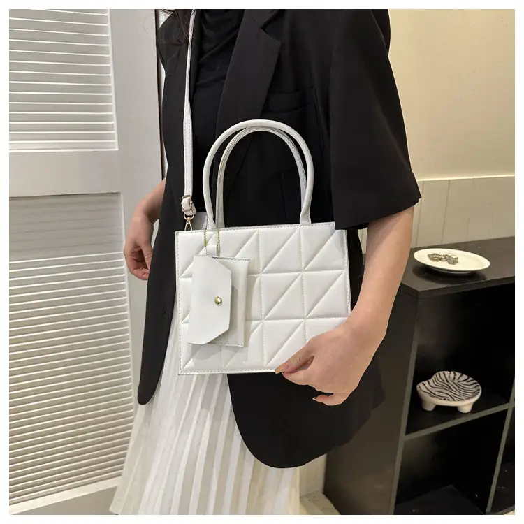 Blue Quilted Shoulder Bag for Women 2025