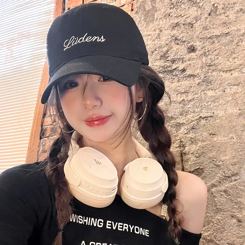 Women's Letter Embroidered Cap White Korean Style - Image 10
