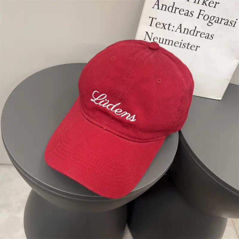 Women's Letter Embroidered Cap White Korean Style - Image 6