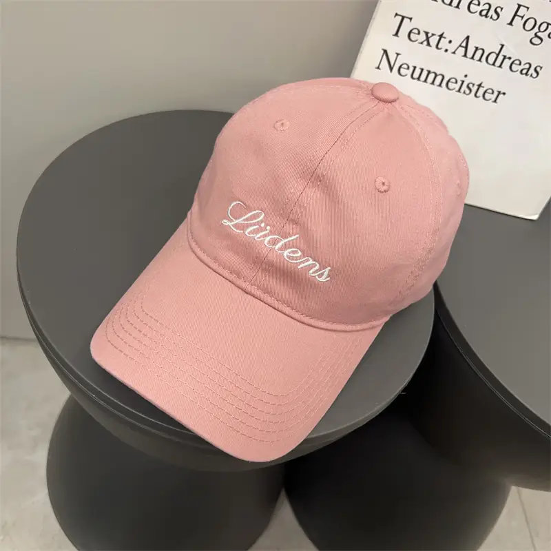 Women's Letter Embroidered Cap White Korean Style - Image 8