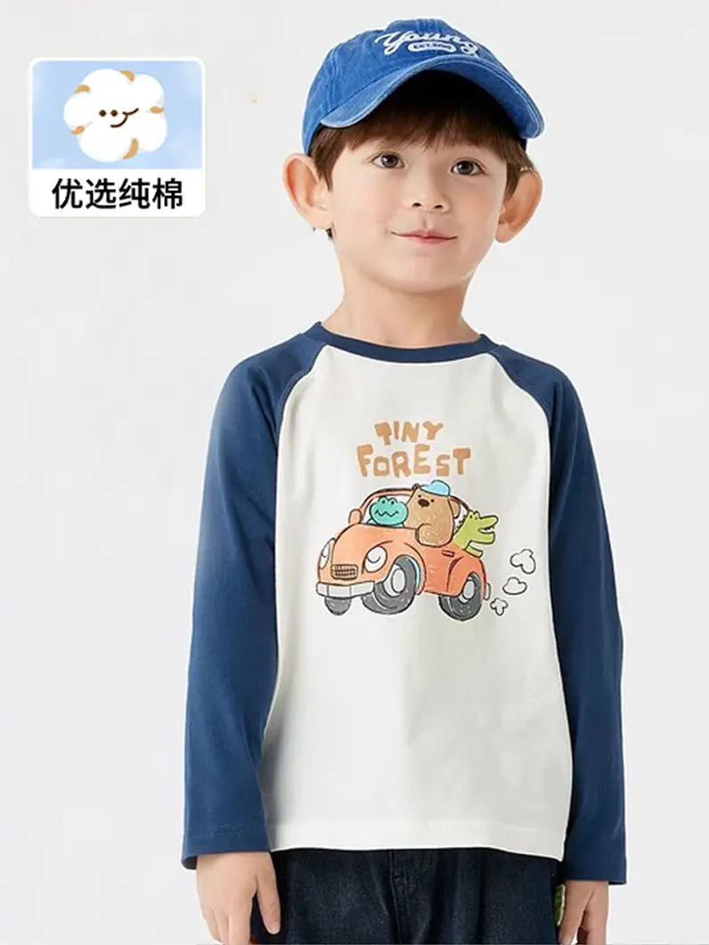 Boys Long Sleeve T-Shirt Pure Cotton Spring Autumn 2026 - Image 5