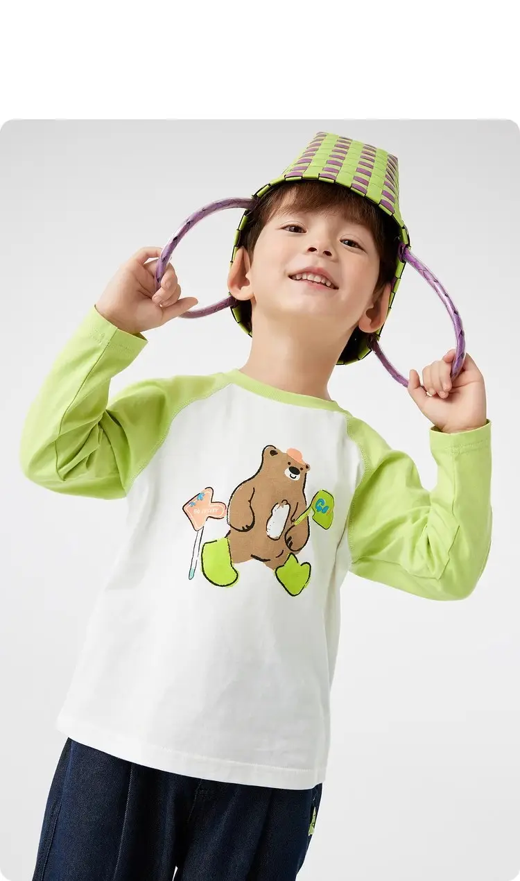 Boys Long Sleeve T-Shirt Pure Cotton Spring Autumn 2026 — feature 17