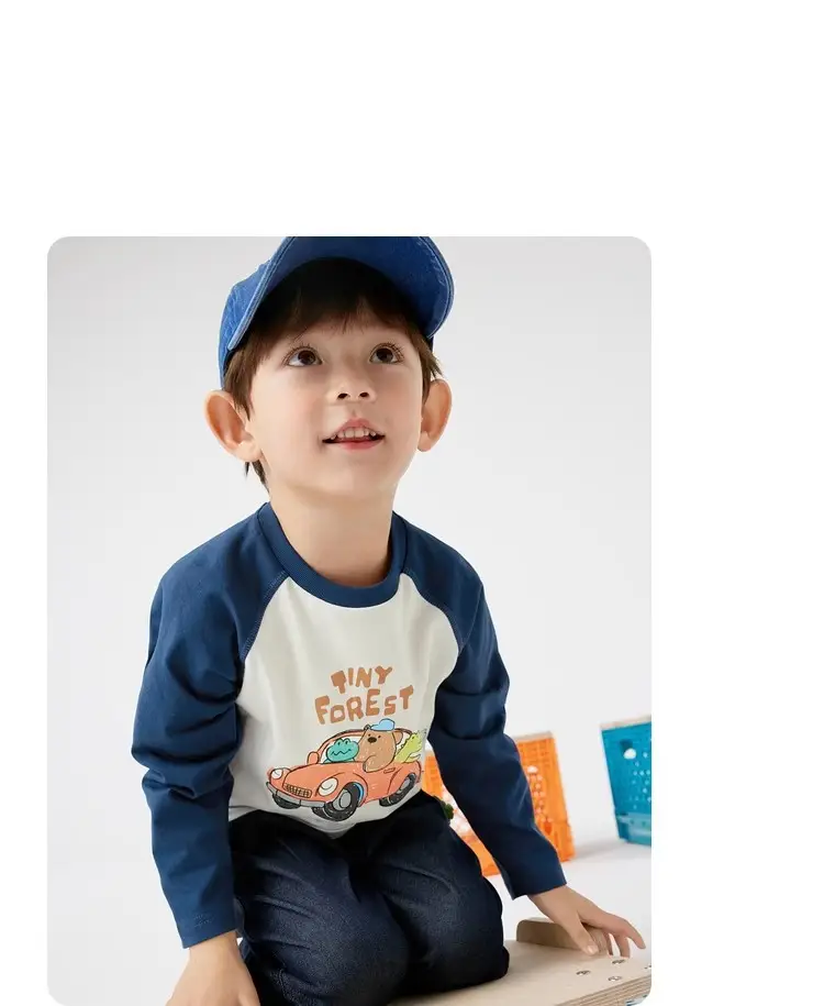 Boys Long Sleeve T-Shirt Pure Cotton Spring Autumn 2026 — feature 19
