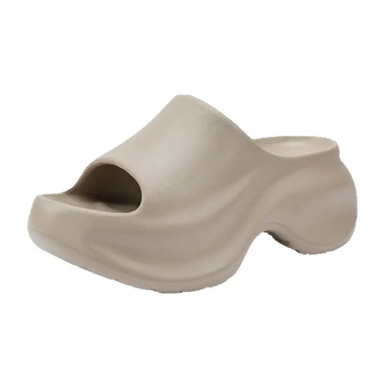 Thick Slippers Women's Summer Non-slip Sandals Women's Height-increasing Soft-soled Women's Fashionable Outdoor Beach Sandals - Image 8
