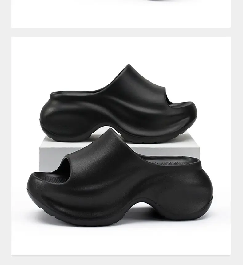 Thick Slippers Women's Summer Non-slip Sandals Women's Height-increasing Soft-soled Women's Fashionable Outdoor Beach Sandals — feature 23