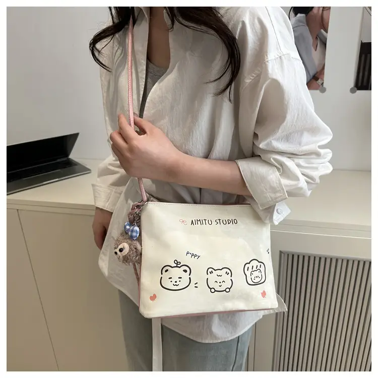 Women's Cute Cartoon Shoulder Bag Pink Handle 2025 — feature 10
