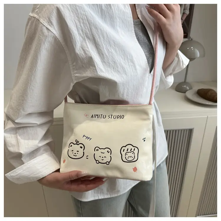 Women's Cute Cartoon Shoulder Bag Pink Handle 2025 — feature 11