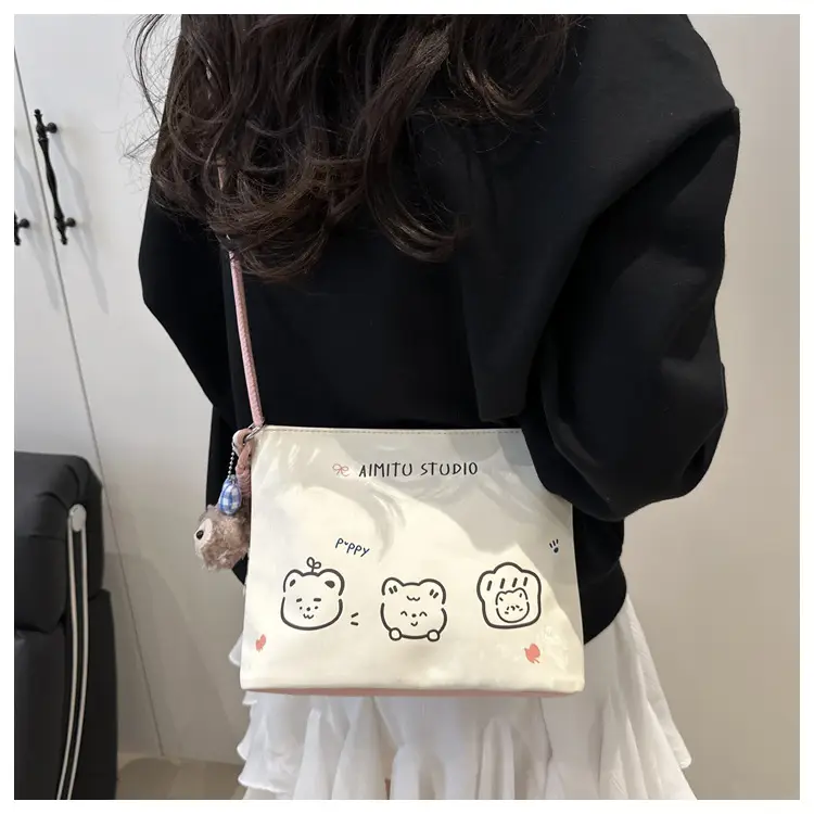 Women's Cute Cartoon Shoulder Bag Pink Handle 2025 — feature 13