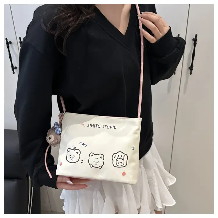 Women's Cute Cartoon Shoulder Bag Pink Handle 2025 — feature 9