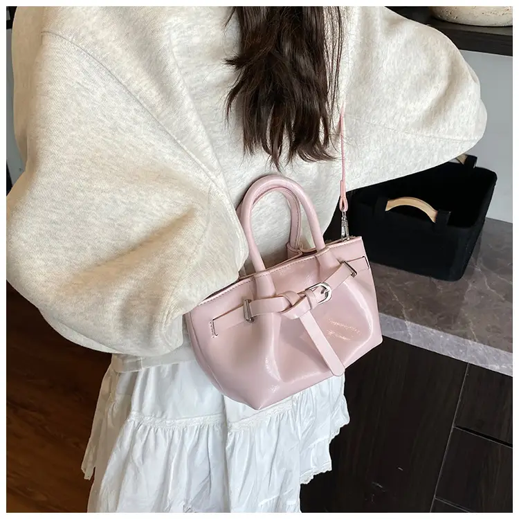 Women's Cream Korean Style Bucket Bag 2025 — feature 20