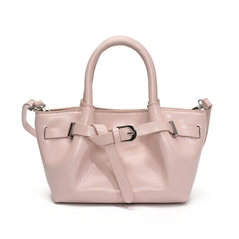 Women's Cream Korean Style Bucket Bag 2025 - Image 5