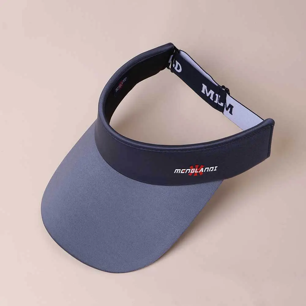 Women White UV Visor Hat with Extended Brim - Image 5
