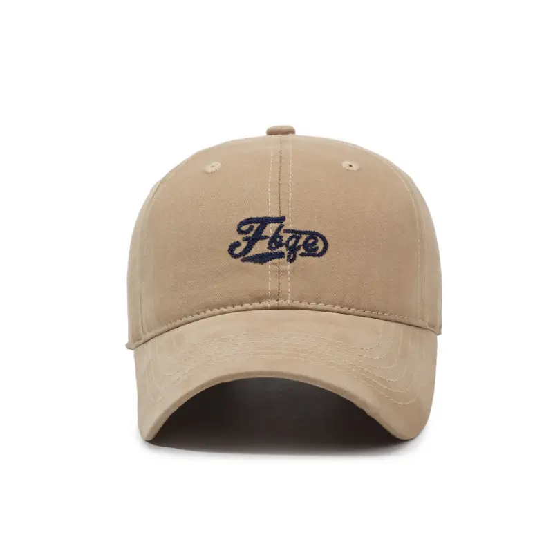 Men's Black Embroidered Baseball Cap with Curved Brim - Image 8