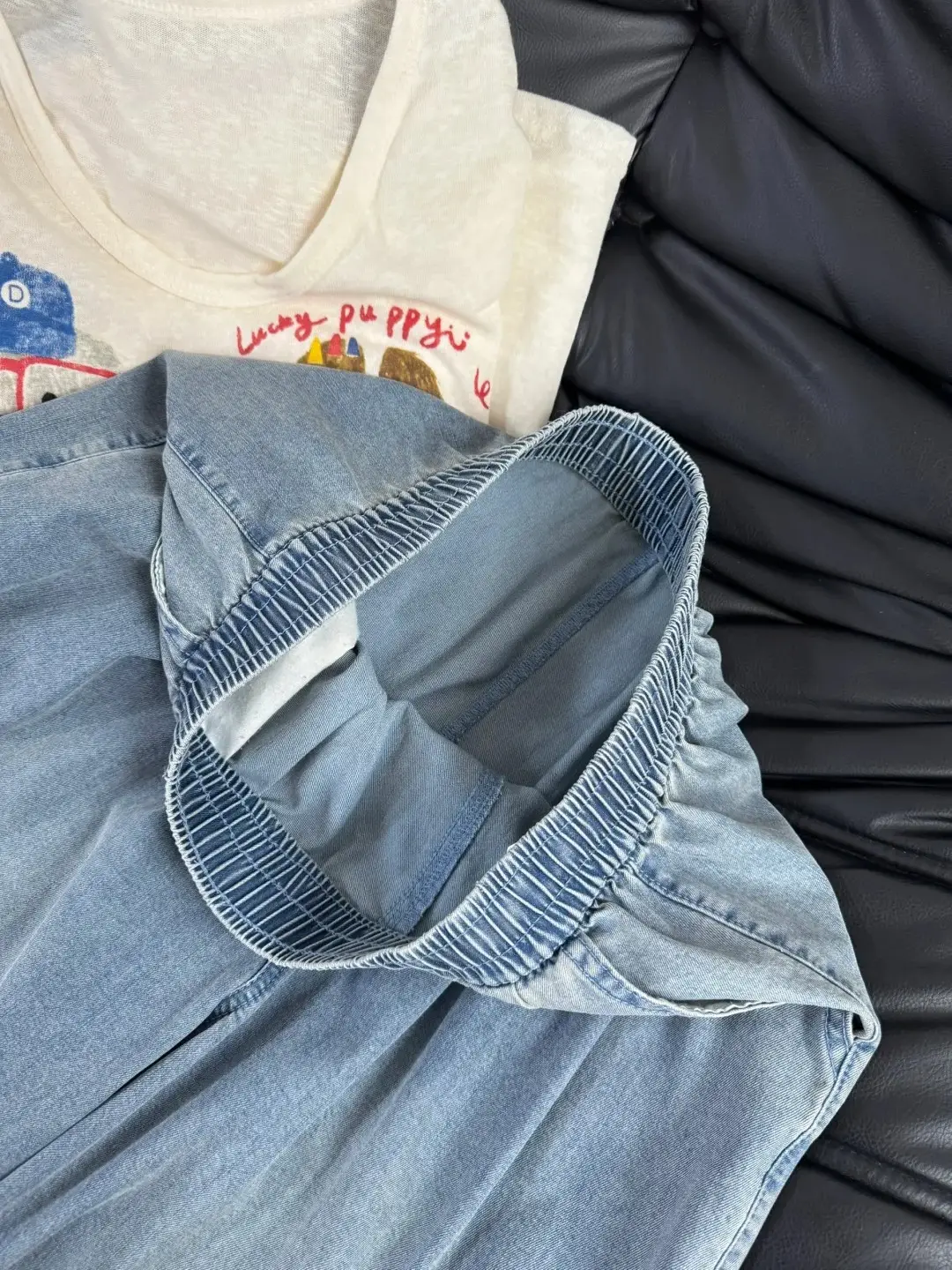 Summer 2026 New High-Waisted Casual Elastic Drapey Tencel Jeans for Women, Slimming Wide-Leg Yamamoto Long Pants — feature 11